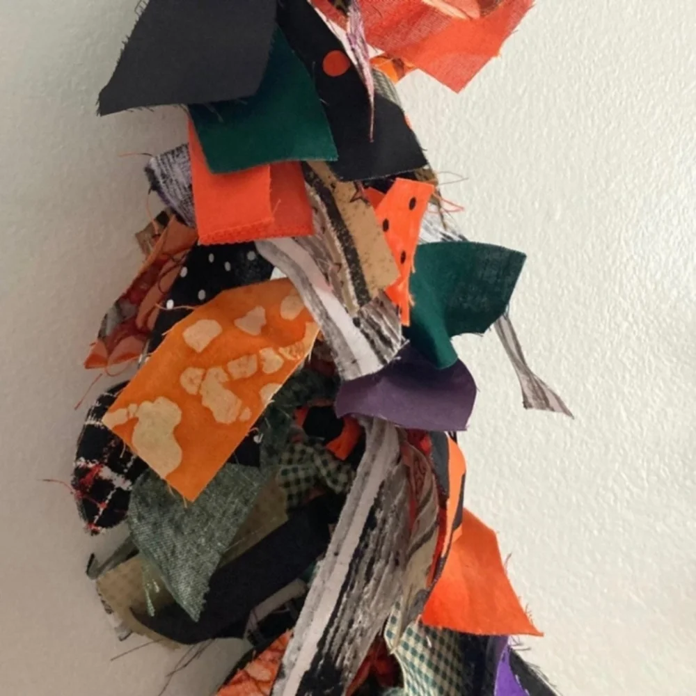 Handmade Halloween Rag Garland